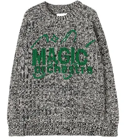 Jil Sander Jacquard Wool Blend Jumper