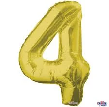 Gold Conver USA Number 4 Balloon