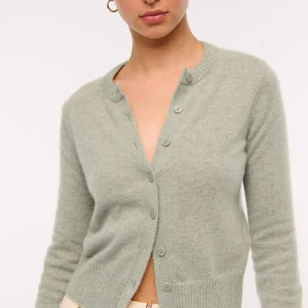Abercrombie & Fitch Women's Cashmere Crew Cardigan