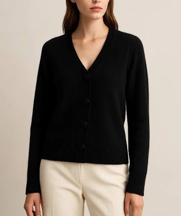 Vince Women's Cashmere Shrunken Button Cardigan