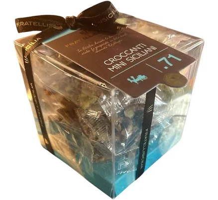 Fratelli Sicilia Mini Sicilian crunchies-Croccanti siciliani mini Gift box 200g