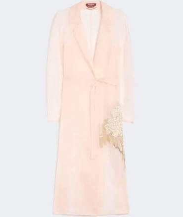 Max Mara Silk Organza Duster Coat