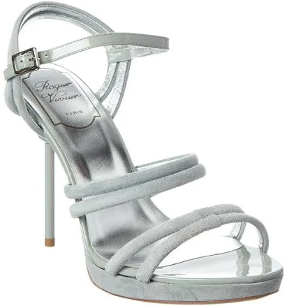 Roger Vivier Women's Suede & Patent Sandal