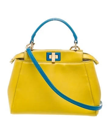 Fendi Women's Peekaboo Iconic Mini - Jaune - - FENVJ7XYYELLLLLL00