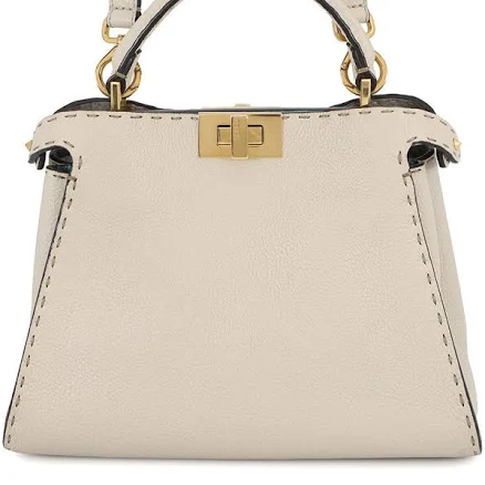 FENDI Peekaboo Iconic Essential Beige8BN302 Leather