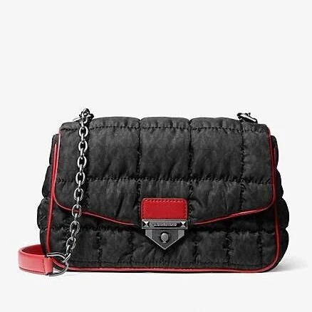 Michael Michael Kors Soho Quilted Nylon Shoulder Bag