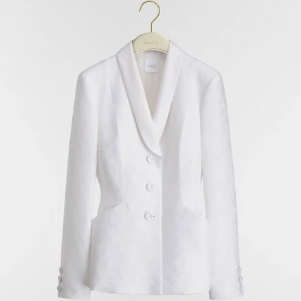 DIOR Women's Lily of The Valley Silk and Wool Bar Jacket