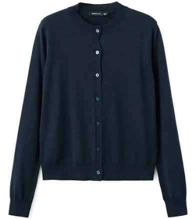 MANGO Women's Chunky-Knit Wool-Blend Cardigan