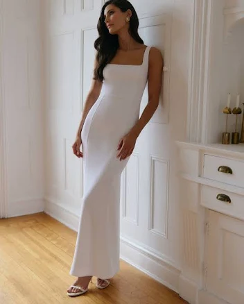 Park & Fifth Clothing Co Davis Fitted Crepe Dress