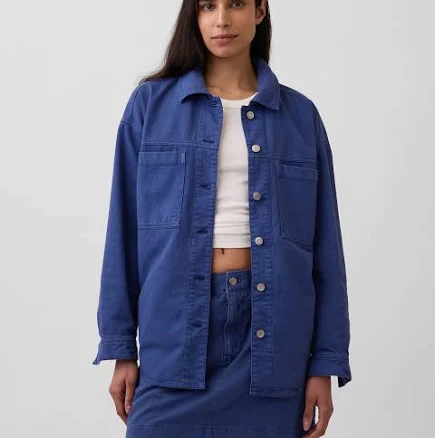 Gap Women's Oversized Shirt Jacket