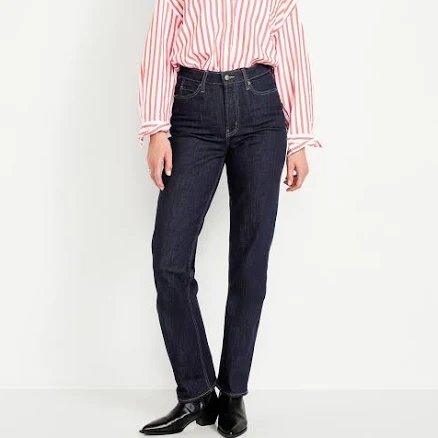 Old Navy Women's Extra High-Waisted Straight Jeans