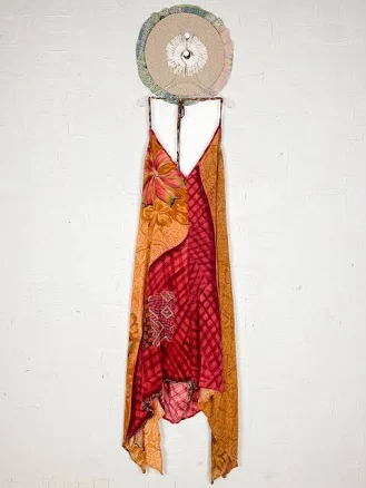 Silk Dress Mix Print