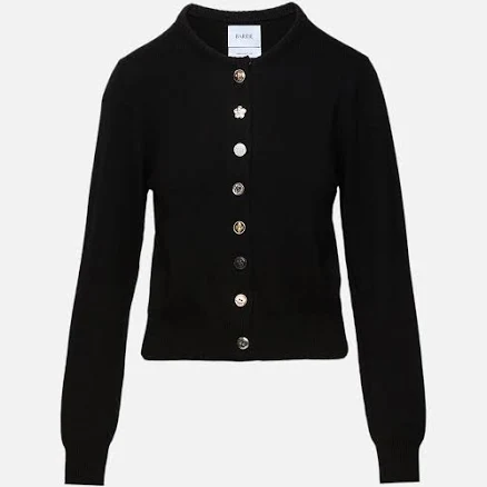 Cotton and Cashmere Jewelled Button Cardigan