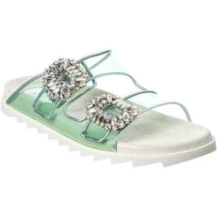 ROGER VIVIER - Slidy Viv mules, Women , Green