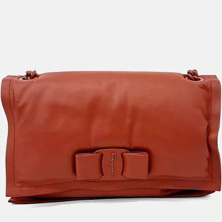 Ferragamo Womens Viva Bow Shoulder Bag