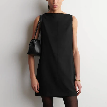 COS Women's Tailored Merino Wool-Blend Mini Dress