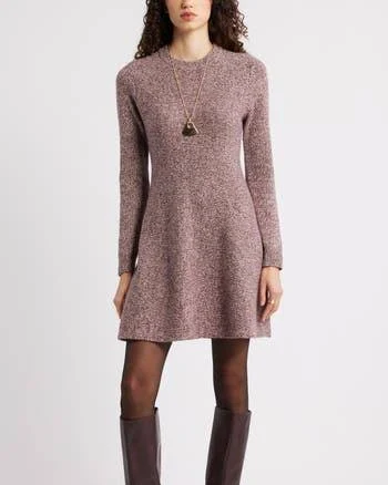 Nordstrom Wool & Cashmere Fit & Flare Minidress