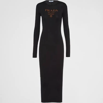 Prada Women's Silk Knit Long Dress
