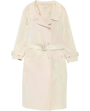 Prada Women's 2000s Belted Trench Coat