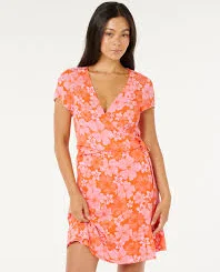 Rip Curl Aloha State Wrap Minidress