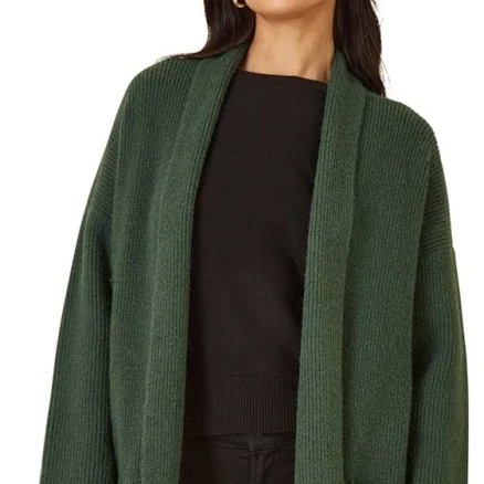 Yumi Knitted Maxi Cardigan with Pockets