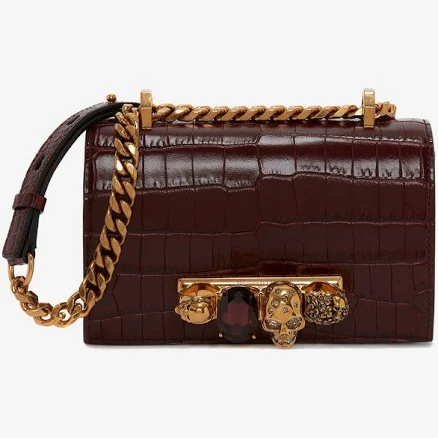 Women McQueen Mini Jewelled Satchel