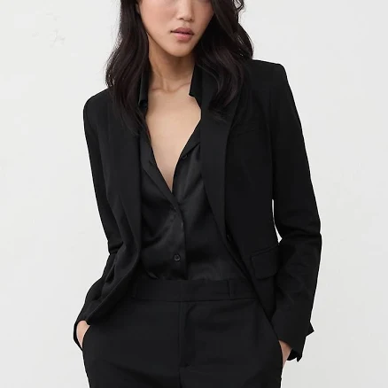 Women's Stretch Twill Classic Blazer