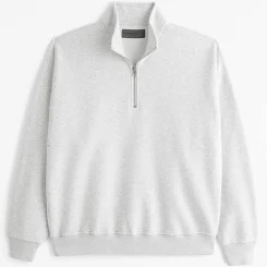 Abercrombie & Fitch Men's Essential Half-Zip SweatshirtAbercrombie & Fitch Men's Essential Half-Zip Sweatshirt