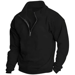 Men's Lightweight Half Zip Long Sleeve Pullover SweatshirtMen's Lightweight Half Zip Long Sleeve Pullover Sweatshirt