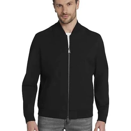 Kenneth Cole Men's Slim Fit Stretch Bomber Jacket