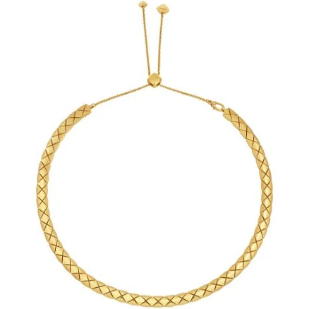CHANEL Coco Crush supple short necklace Quilted Motif