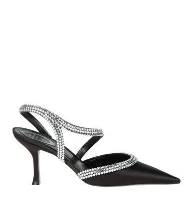 RENE CAOVILLA Crystal-embellished Velvet Pumps - Black
