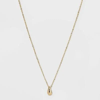 A New Day Teardrop Pendant Necklace