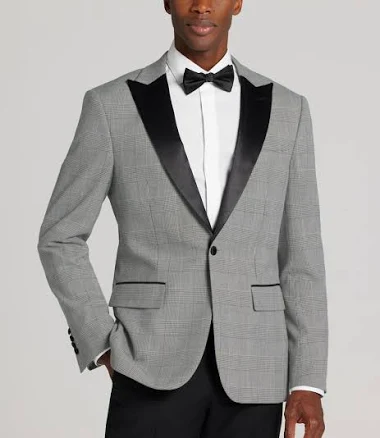Jos. A. Bank Men's Slim Fit Plaid Dinner Jacket