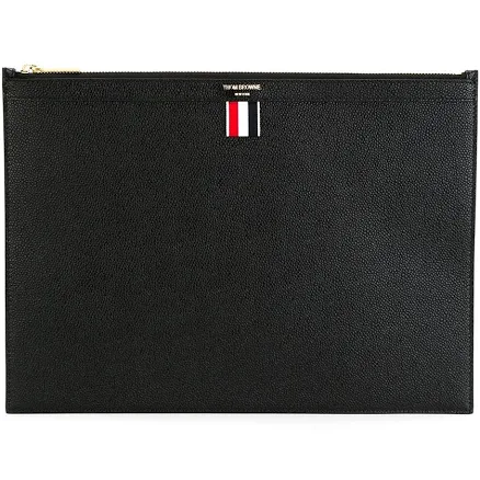Thom Browne Men's Pebble Grain Leather Medium Document Holder