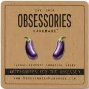 Eggplant Earrings Vegetable Earrings Veggie Earrings Miniature Food Earrings Mini Food Stud Earrings Vegetable Jewelry Eggplant Gift For Her