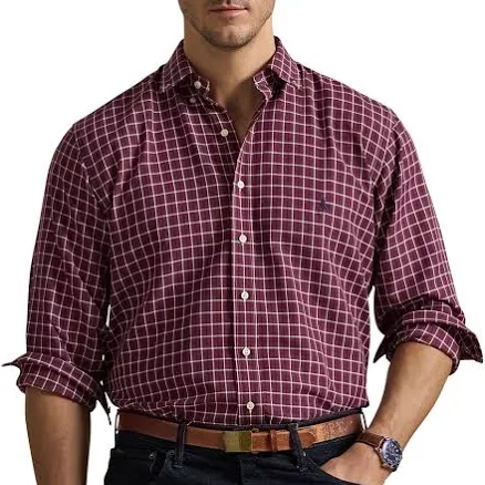 Polo Ralph Lauren Men's Big Tall Performance Oxford Sport Shirt