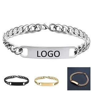 Engravable Metal Bracelet