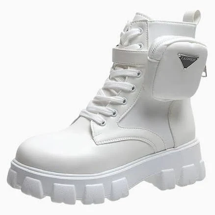 TECHWEAR Platform Ankle Boots