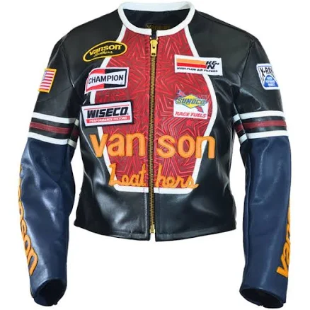 FLY GEENIUS x VANSON | STARLET LADIES JACKET | BLACK+RED
