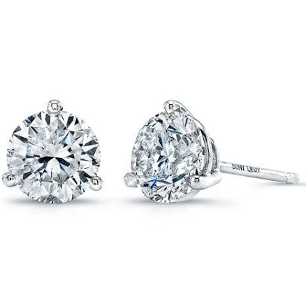 Bony Levy Women's 18K Gold Round Cut Diamond Stud Earrings