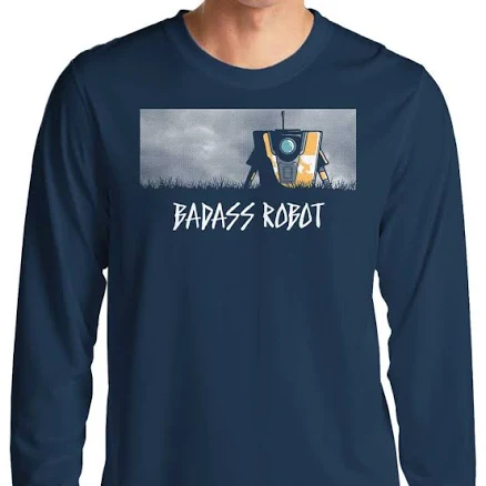 Badass Robot Long Sleeve T-Shirt