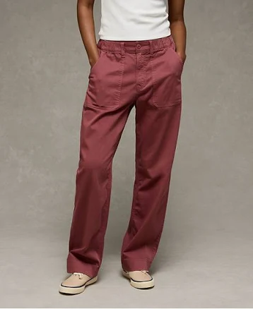 AE Women's Stretch Low-Rise Baggy Utility Pants