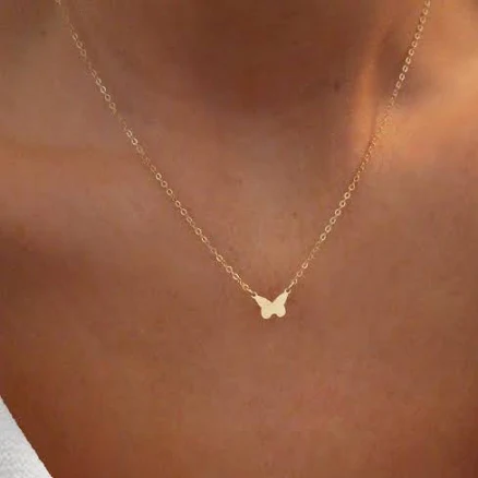 Dainty Gold Butterfly Charm
