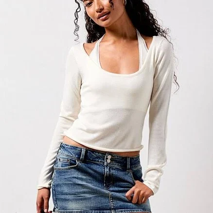 Your Favorite Women's Talia Layered Long Sleeve Sweater