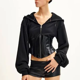 Valentina Structured Corset Hoodie