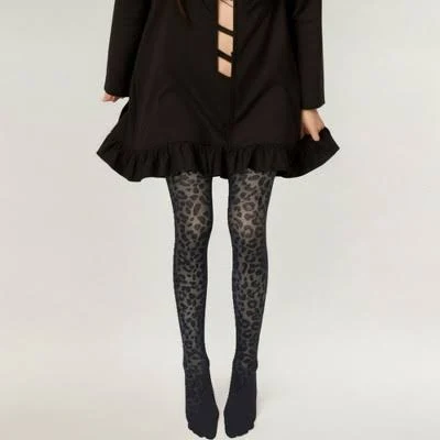 Anna-Kaci Women's Soft Stretch Leopard Print Full Length Tights