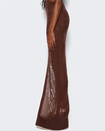 The Webster | Rick Owens Spider Ziggy Skirt Brown M