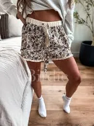 Birdie Ruffle Boxer Shorts in Duck Camo