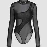 Double Layer Mesh Bodysuit